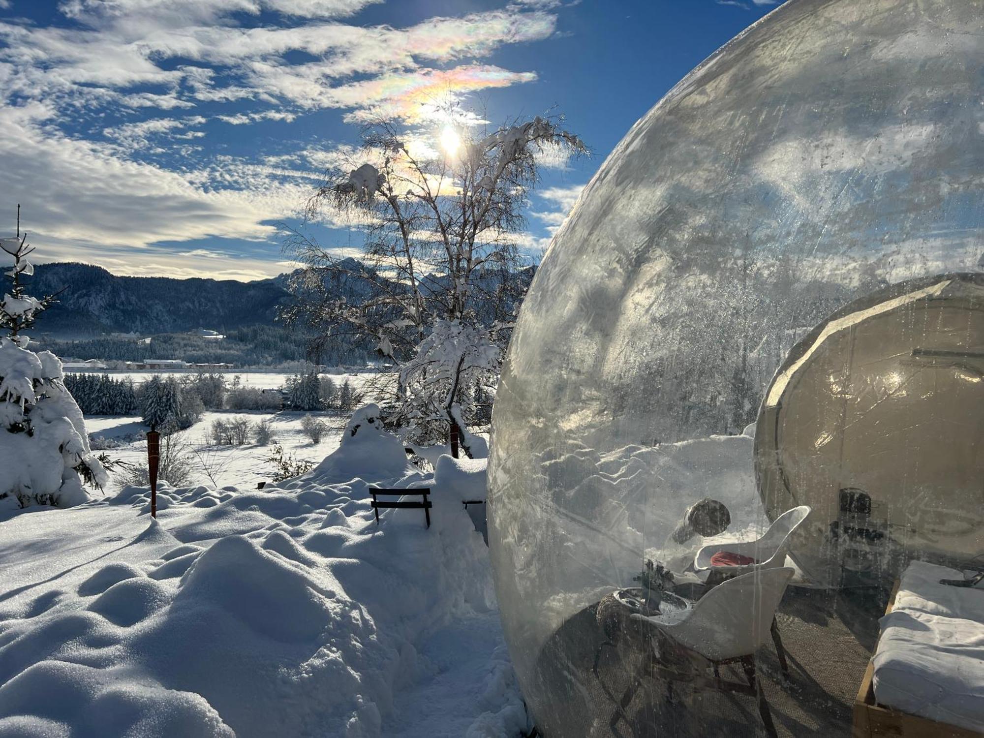 Bubble Tent Fuessen Im Allgaeu Exterior photo