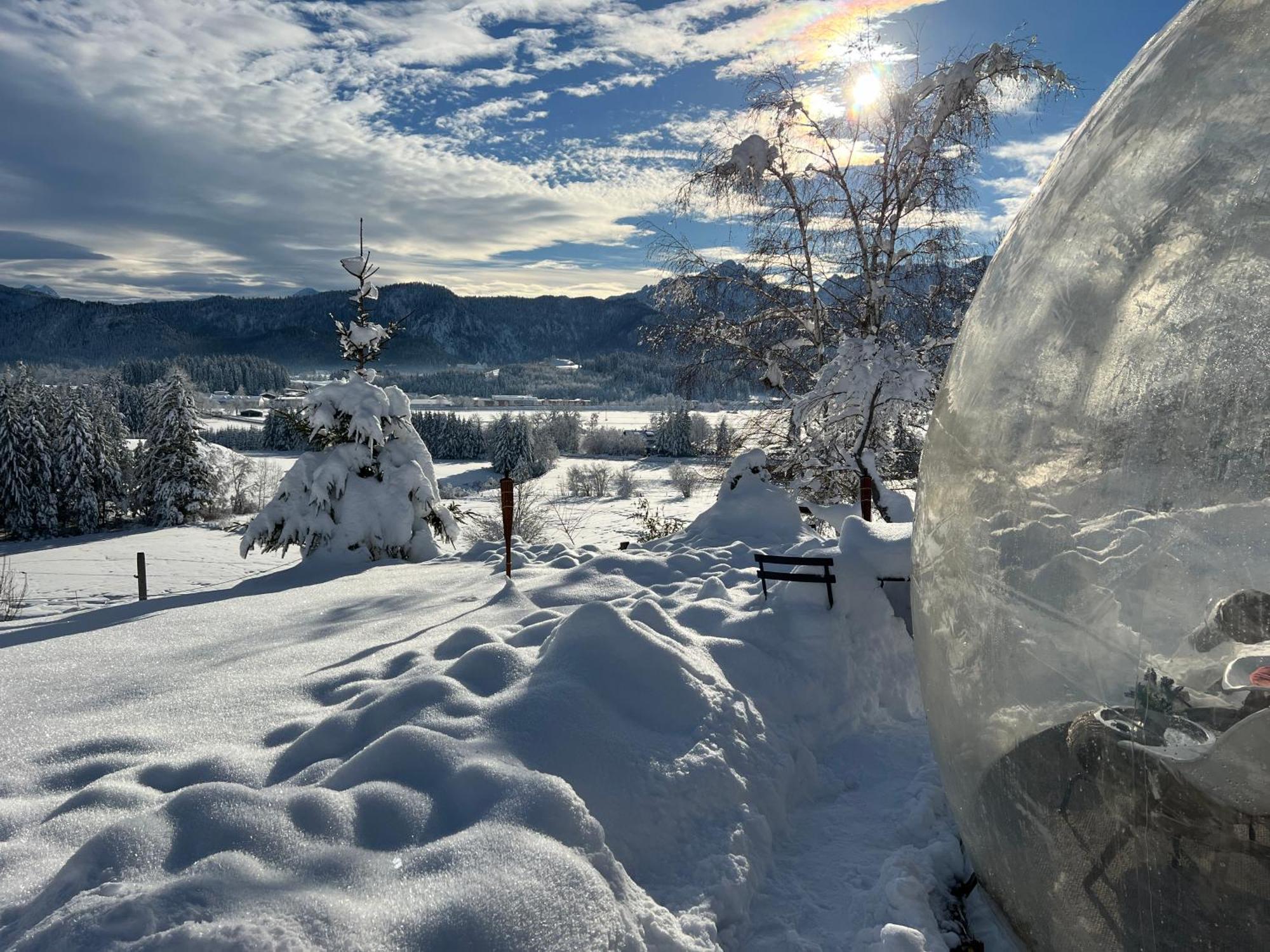 Bubble Tent Fuessen Im Allgaeu Exterior photo