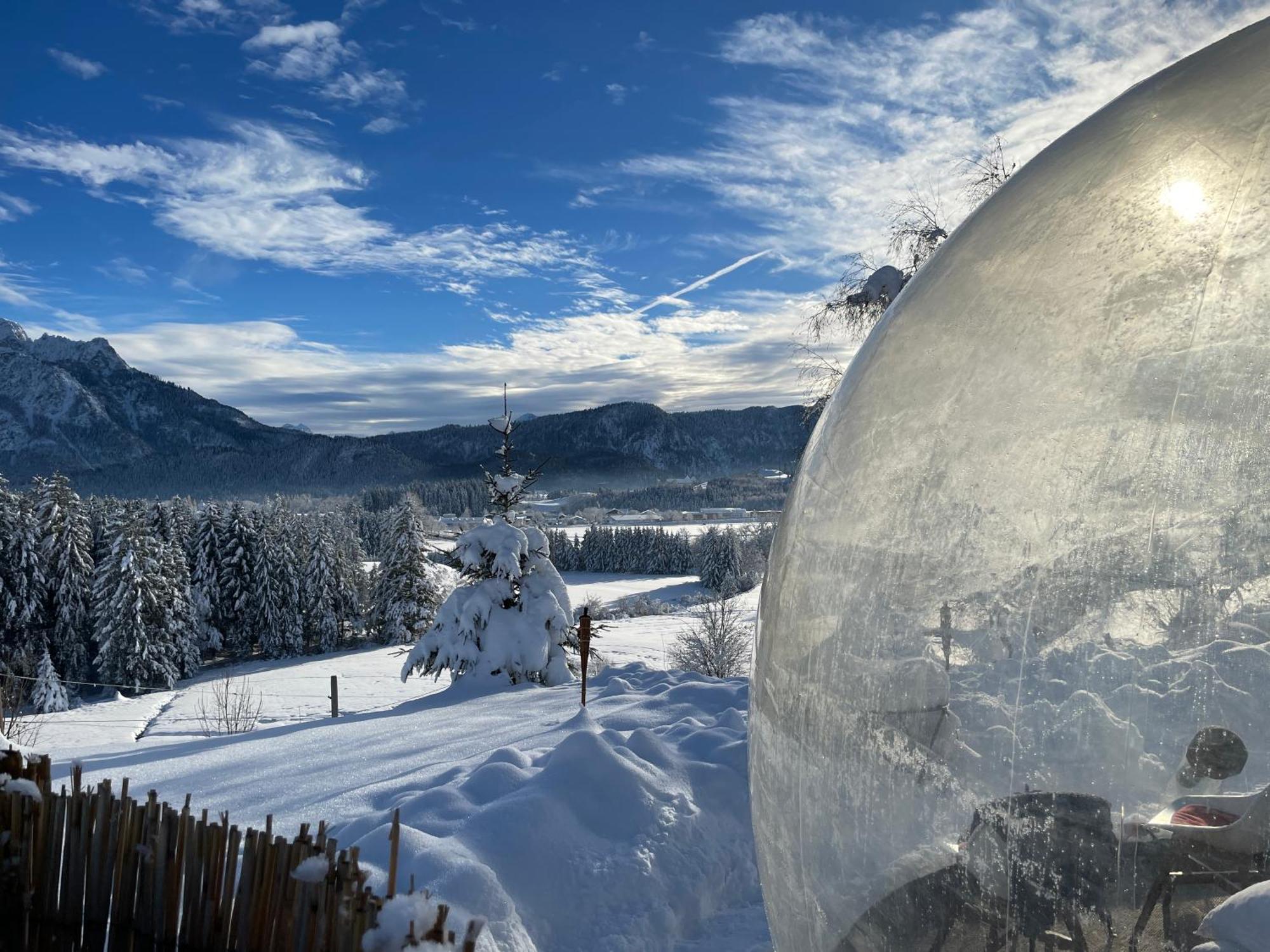 Bubble Tent Fuessen Im Allgaeu Exterior photo