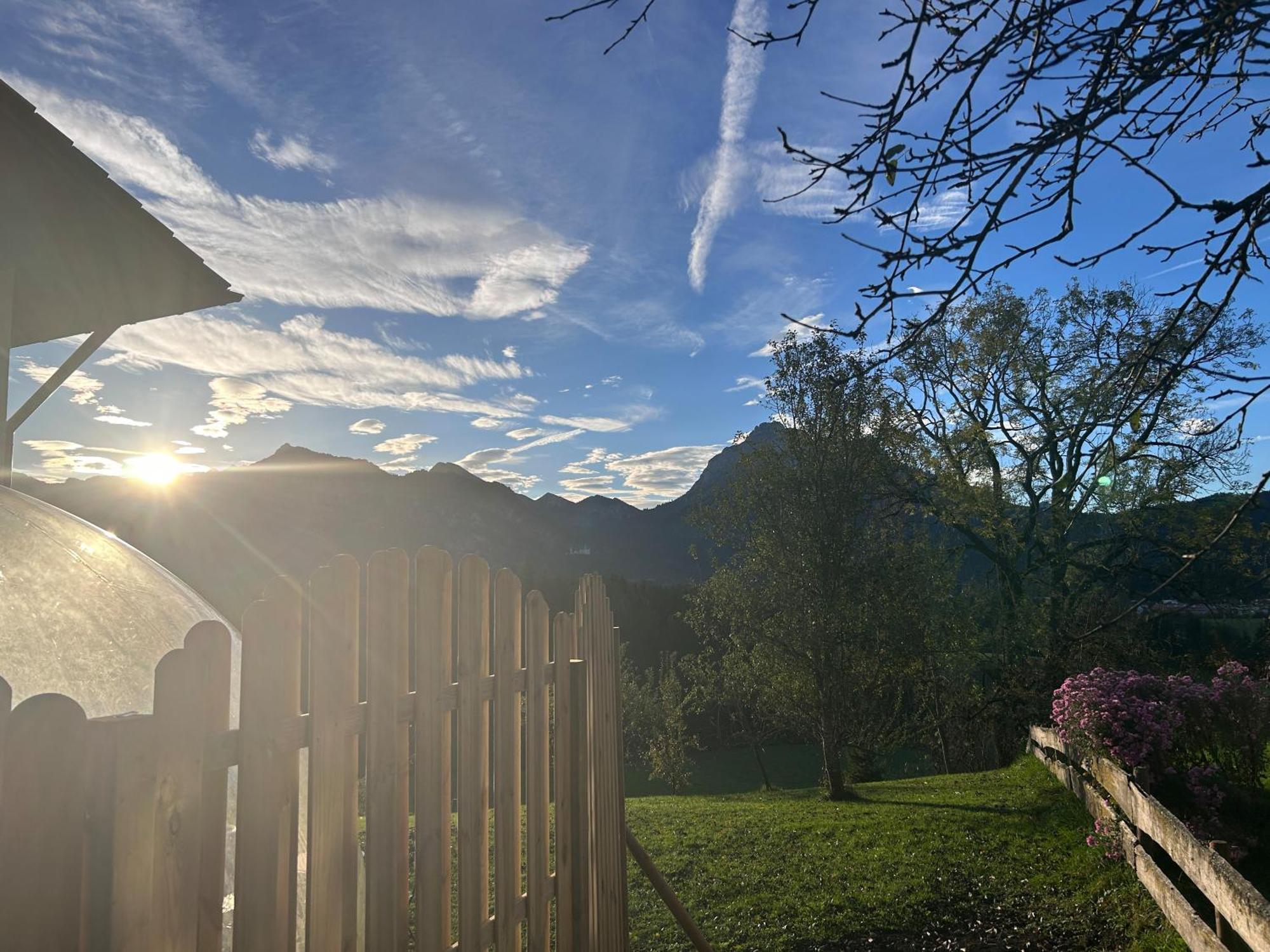Bubble Tent Fuessen Im Allgaeu Exterior photo